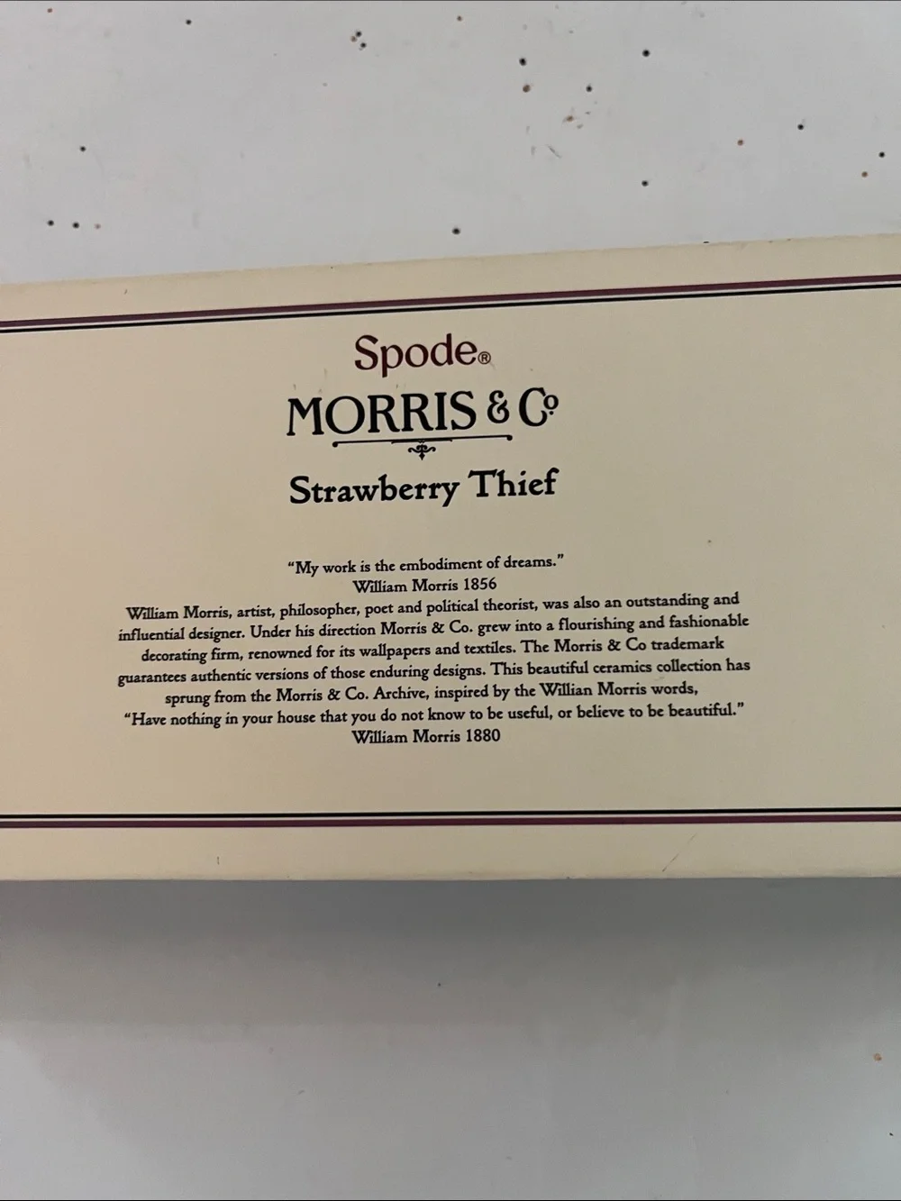Spode Morris & Co Strawberry Thief Cake Knife